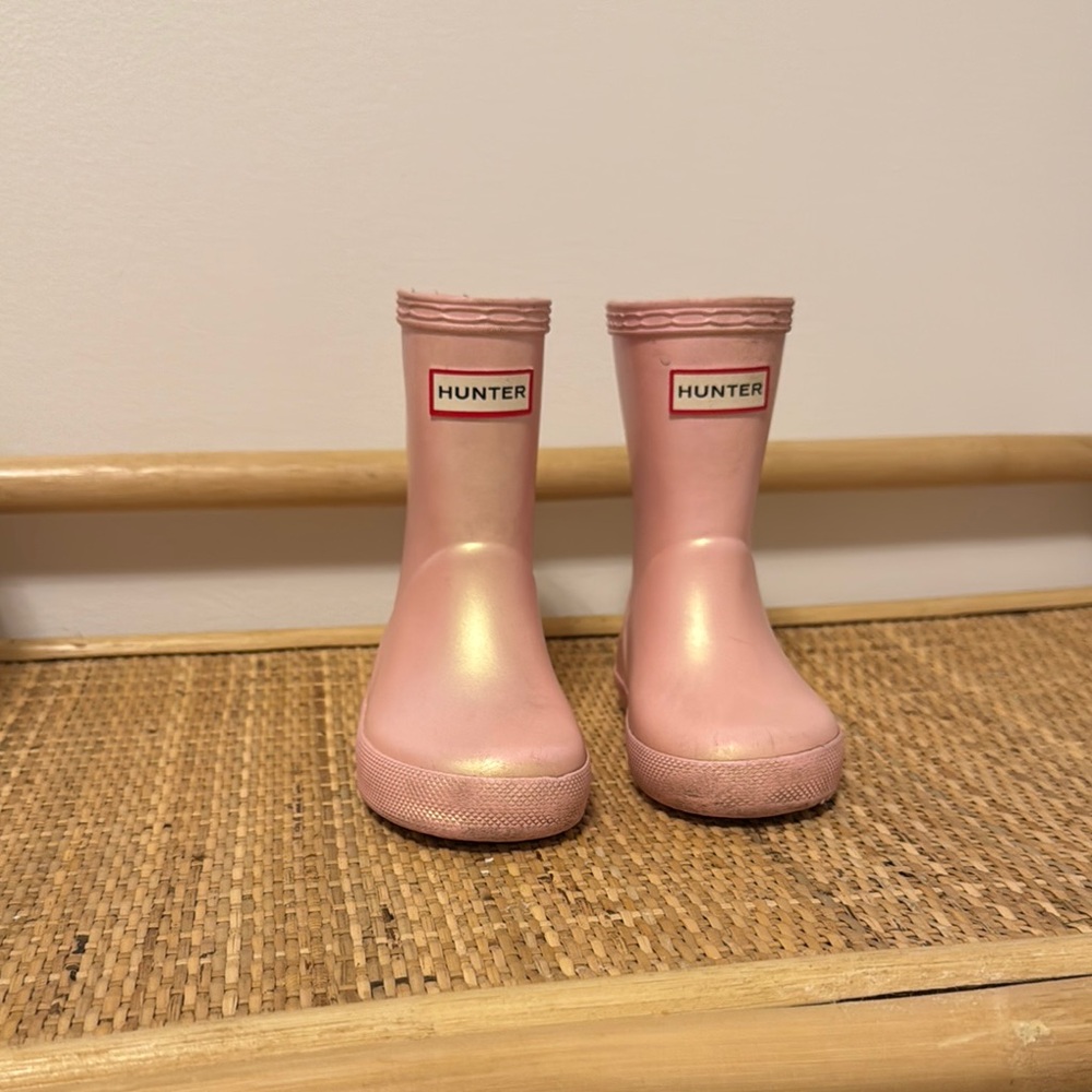 Hunter Pink Rain Boots